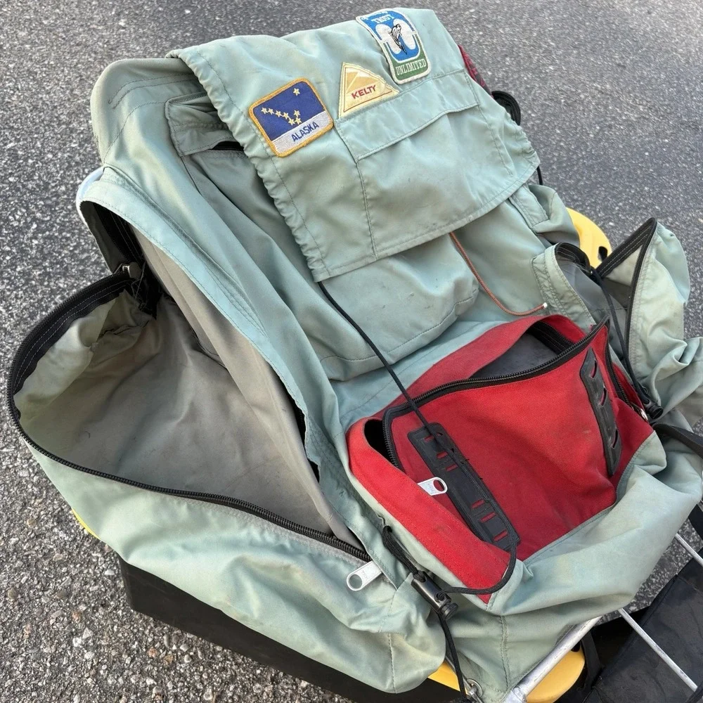Vintage 70s KELTY Tioga External Frame Adjustable Backpack Hiking USA Made‎